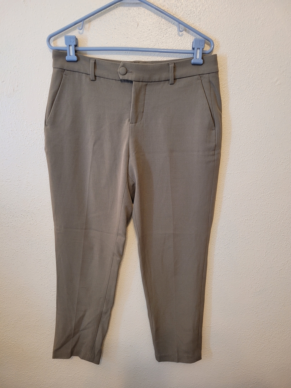Liverpool Los Angeles Women’s Tailored Ankle Pants Taupe Gray Size 6 28